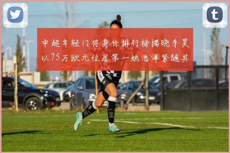 中超年轻门将身价排行榜揭晓李昊以75万欧元位居第一姚浩洋紧随其后